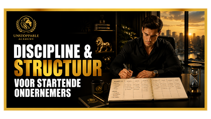 Discipline & structuur voor startende ondernemers